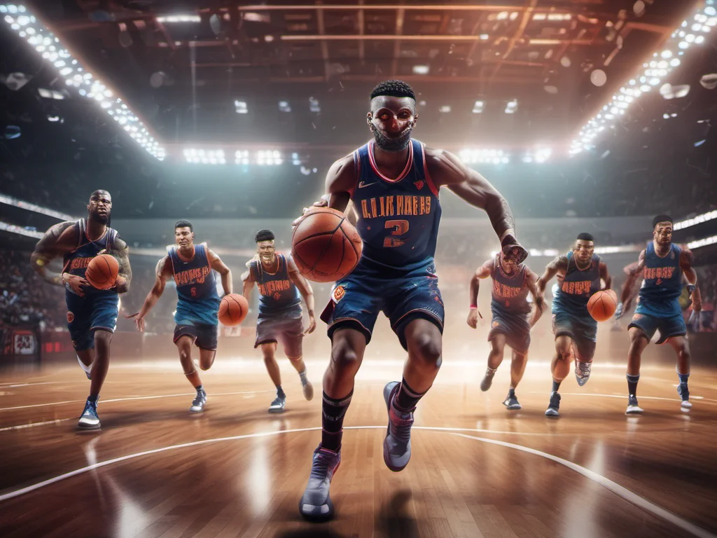 赛场组织进攻的哈利伯顿NBA